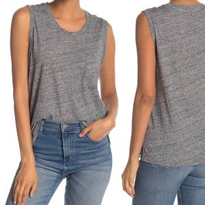 Madewell Heather Grey Crewneck Tank Top